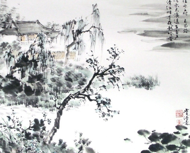 王昌龄所作的《同从弟南斋玩月忆山阴崔少府》，全诗以“玩月”为主题
