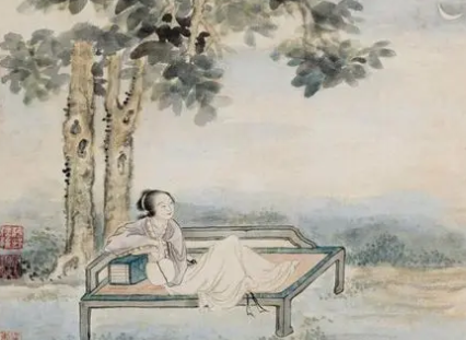 王昌龄所作的《太湖秋夕》，描绘了一幅宁静的太湖秋夕图